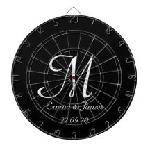 Vorname für elegante Schwarz/Weiß-Monogramm