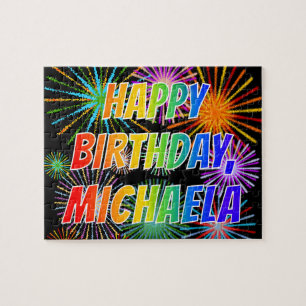 Vorname "MICHAELA", Spaß "GLÜCKLICHER BIRTHTAG"