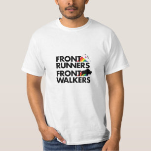 Vorne Runner/ vorn Wanderer T - Shirt mit Stolz