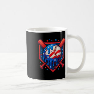 (vorne und hinten) Baseball-Tropfen-Eiscreme 4. JU Kaffeetasse