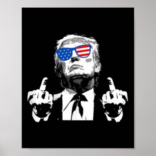 (vorne und hinten) Sie haben Trump 2024 US-Amerika Poster