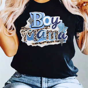 Vornehme Erpresserbrief- Boy Mom-Magazin-Ausschnit T-Shirt