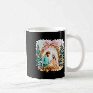 Vornehme gemalte christliche Weihnachtskrippe Gott Kaffeetasse