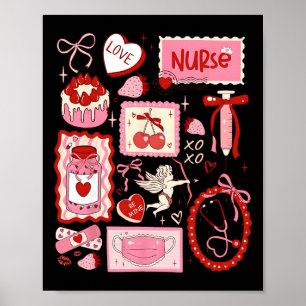 Vornehme Krankenschwester Valentins Coquette Schle Poster