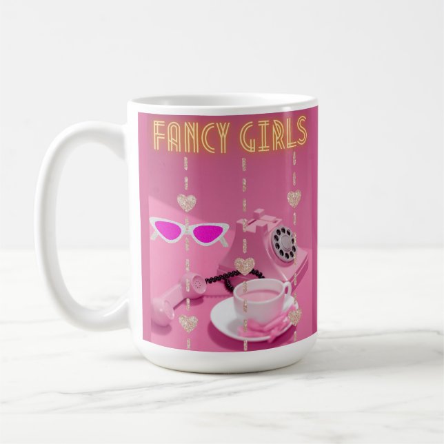 vornehme Mädchen Kaffeetasse (Links)