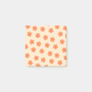Vornehme Pfirsich-Orangen-Hippie-Blume Post-it Klebezettel