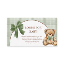 Vornehme Teddybär-Sage-Karo-Bücher für Baby