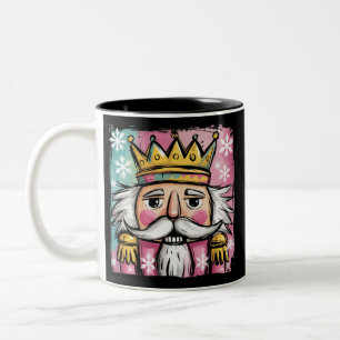 Vornehme Wasserfarbe Nussknacker Santa Weihnachten Zweifarbige Tasse