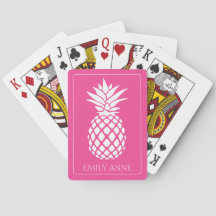 Vornehme weiße Ananas auf Rosa