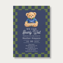 Vornehmer Teddy Bearly Wait Karo Baby Shower