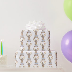 Vornehmes kleines blaues Schleifen-Baby-Shower-Jun Geschenkpapier