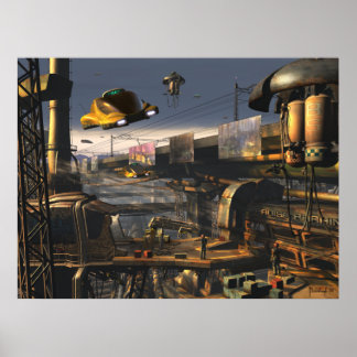 Vororte 2100 - künftige Stadtausgabe Poster