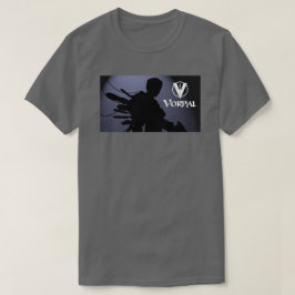 Vorpal Comic Book TShirt: Blue Silhouette T-Shirt