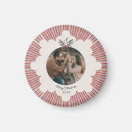 Vorpomperscher Weihnachtsbaumschmuck mit Foto und  Magnet