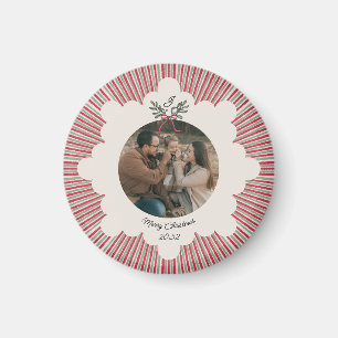 Vorpomperscher Weihnachtsbaumschmuck mit Foto und Magnet