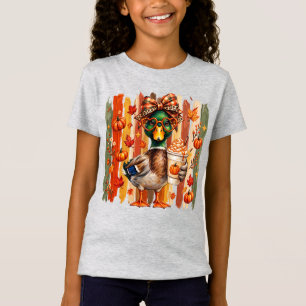 Vorpompöse Herbstliche Stockente Coquette Herbst-K T-Shirt
