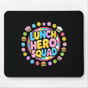 Vorreiter Zurück zur Schule Lunch Lady Squad Lunch Mousepad