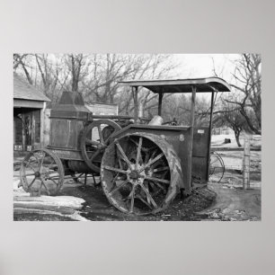 VorRumely Tractor, 1936 Poster