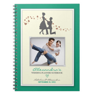 Vorschlag Bride's Wedding Planner Notebook (grün) Notizblock
