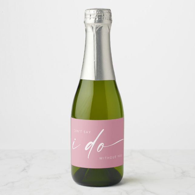 Vorschlag für Brautparty | Rosa Mini (Vorderseite)