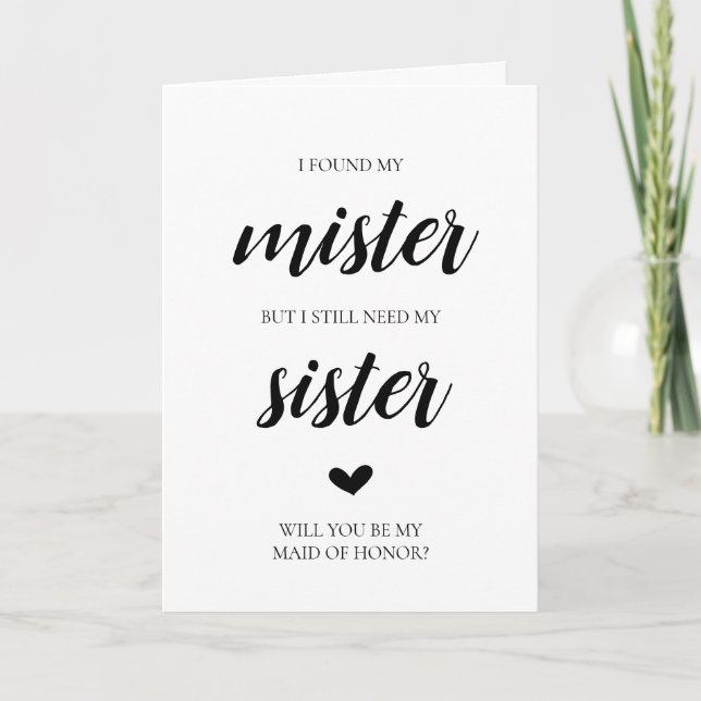 Vorschlag für Bridesmaid Einladung (Vorderseite)