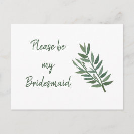 Vorschlag für eine einfache Grünanlage Botanische  Postkarte
