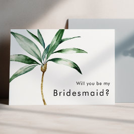 Vorschlag für eine Hochzeit in Urlaubsort von Palm Einladung