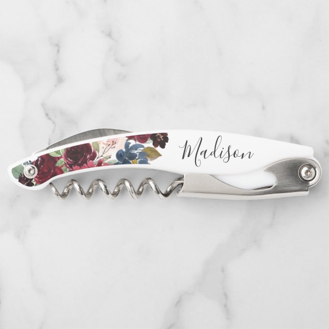 Vorschlag für eine magische Blumenüberlieferung Kellnermesser (Rückseite)