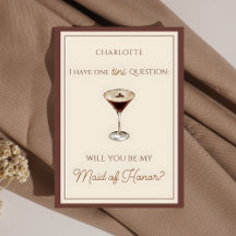 Vorschlag für eine Trauzeugin von Espresso Martini
