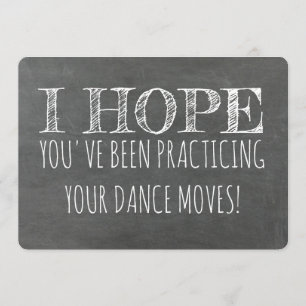 Vorschlag für einen lustigen Trauzeuge oder Trauze Einladung