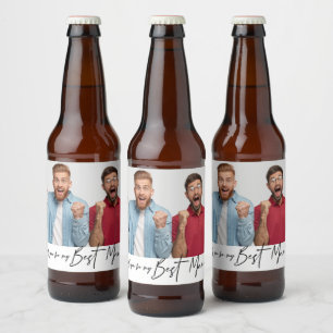 Vorschlag für einen Minimalistischen modernen Foto Bierflaschenetikett