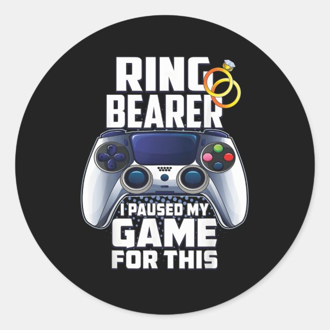 Vorschlag für einen Ring-Sicherheitsring-Träger Runder Aufkleber (Vorderseite)