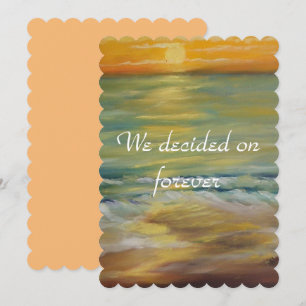 Vorschlag für einen Sonnenstrand Einladung