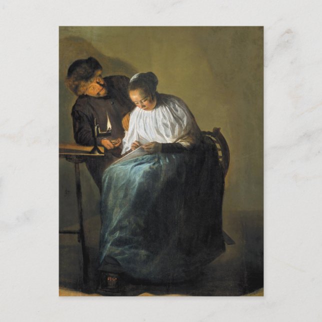 Vorschlag von Judith Leyster Postcard Postkarte (Vorderseite)