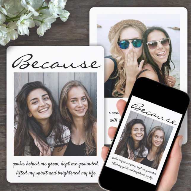 Vorschlag zu Text 2 Foto Bridesmaid-Trauzeugin Einladung (Von Creator hochgeladen)
