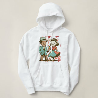 "Vorschlag zum Vintagen Valentinstag" Hoodie