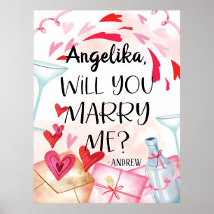 Vorschlag zur Eheschließung   Heiraten Sie mich? I Poster
