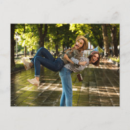 Vorschlag zur Trauzeugin Minimalistischer Typograf Postkarte