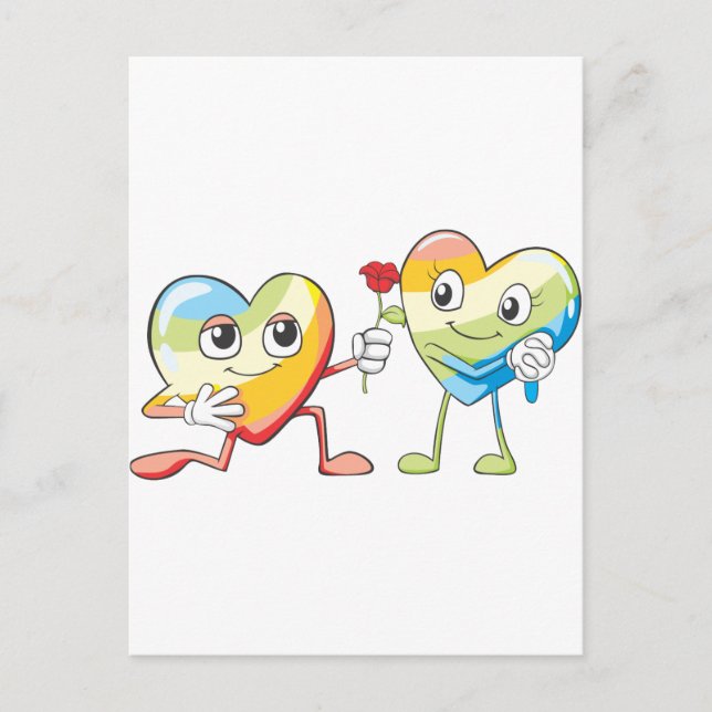 Vorschläge zur Eheschließung Postkarte (Vorderseite)