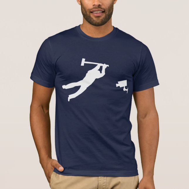 Vorschlaghammer zu einer Überwachungskamera T-Shirt (Vorderseite)
