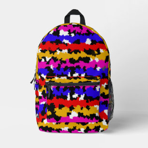 Vorschriftswidriges Design eines Abstrakten Frakta Bedruckter Rucksack