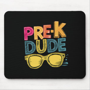 Vorschul-T-Shirts für Jungen Zurück zur Schule Ers Mousepad