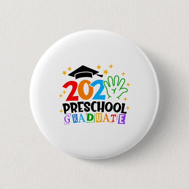 Vorschulabschluss 2025 Abschluss Cl von 2025 Kinde Button (Vorderseite)