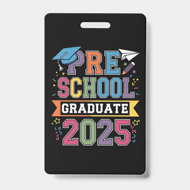 Vorschulabschluss 2025 Abschluss Vorschule Ausweis (Front)