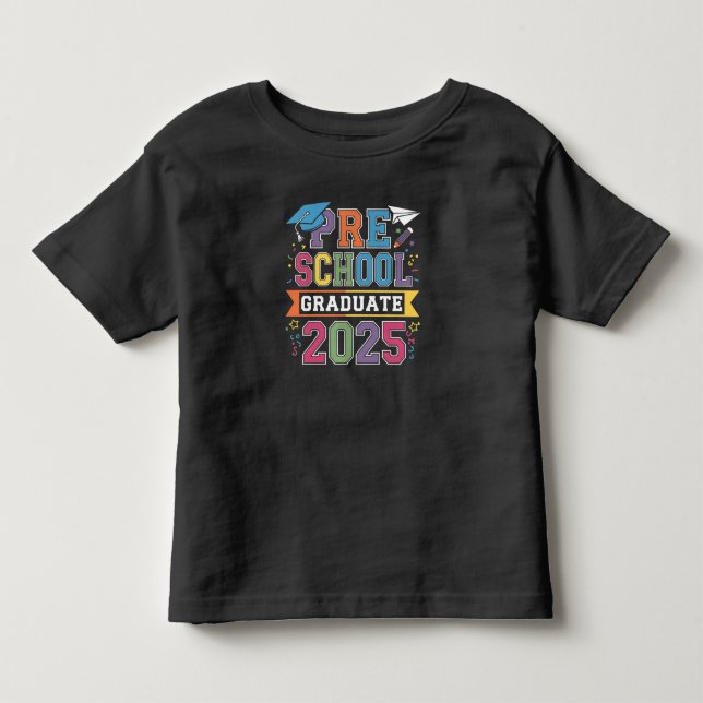Vorschulabschluss 2025 Abschluss Vorschule Kleinkind T-shirt (Vorderseite)