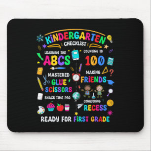 Vorschulcheckliste Bereit Für Die Erste Klasse Zur Mousepad