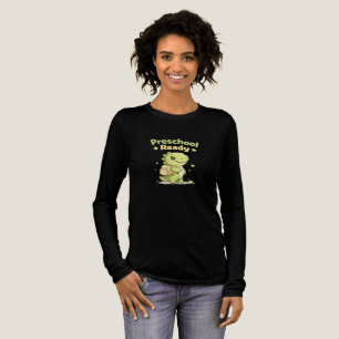Vorschule Fertig Süße Dinosaurier-Rucksack Kinder  Tri-Blend Shirt