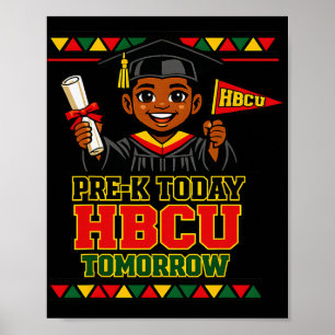 Vorschule Heute Hbcu-Abschluss 2026 Familie Vater Poster