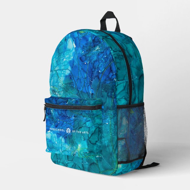 Vorschule: Hintergrundfarbe Bedruckter Rucksack (Rückseitige Ecke Rechts)