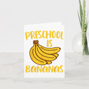 Vorschule ist der Bananenlehrer, der zurück zum Sc Karte